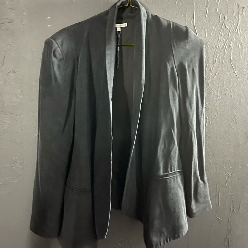 Grey/blue soft material.